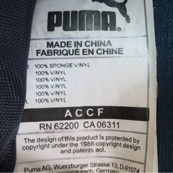 VINTAGE PUMA CROSSBODY in blue and red, Puma on front - Picture 5 of 5